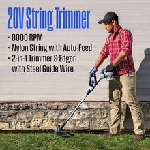 Westinghouse 20V Cordless Leaf Blower, 350 CFM, 110 MPH + 22" Cordless Hedge Trimmer, Dual-Action Steel Blades + 2-in-1 Cordless String Trimmer & Edger, 12" Cutting Path with 4.0Ah Battery & Charger