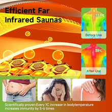 RESTISLAND 1 Person Infrared Sauna, Home Sauna Hemlock Wooden Indoor Dry Saunas Room, Low EMF 950W/110V Heaters Panels, Bluetooth Speakers, Reading Lamp