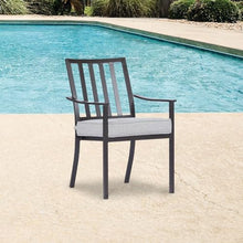 Hanover Mod Furniture Carter 7-Piece Patio Dining Set Grey