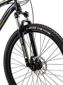 Mongoose Montana Sport Mountain Bike 21-Speed 27.5-Inch Wheels 15-Inch Frame Black