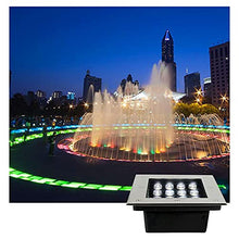 CHINLIFE LED Underground Path Light Square Outdoor Ground Light IP67 Waterproof AC85-265V Landscape Lighting for Piazza Garden Path Bridge Step Stair, Pack of 4 (Color : Yellow, Size : 24W)
