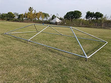 Party Tents Direct 10' x 20' Weekender Frame Canopy with Green White Cover