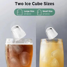 TEDILUVI Countertop Ice Maker Self-Cleaning Machine with Scoop and Basket Stainless Steel