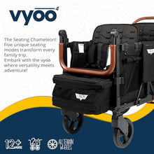 Keenz VYOO Stroller Wagon with Canopy Black