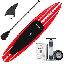 Tower Paddle Boards iRace Inflatable 12’6” Stand Up Paddle Board Red, White