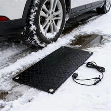 ZRUTIMI Outdoor Driveway Snow-Melting mat with Power Cord can melt 2 inches of ice and Snow per Hour(60x160cm/23.6x63in)