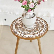 SBZOPCUW Side Table, Round Side Table, for Living Room, Bedroom, Small Spaces(/Black,60cm)