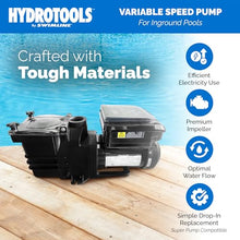 Swimline Variable-Speed Pool Pump for Inground & Above Ground Pools, 3.0 HP