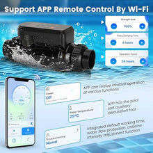 Smart Saltwater Pool Chlorinator System, Up to 60,000 Gallons Pool, Salt Chlorine Generator Built-in Wi-Fi & APP Control, Salt Pool Chlorine Generator for Above & In-Ground Pools, IPX5,25g/h