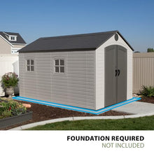 Lifetime 6402 Outdoor Storage Shed, 8 by 12.5 Feet; 2 windows