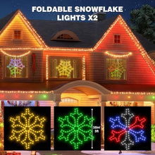 Curoee Christmas Light Show Set, 20ft Prelit Christmas Tree, Smart Snowflake Lights, LED Christmas Lights App Control & Music Sync for Party Wedding Christmas Decorations Gifts