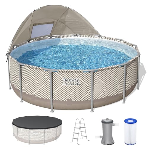 Bestway Steel Pro MAX 13' x 42" Above Ground Swimming Pool Set with Pump