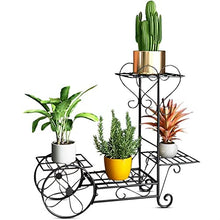 MIIKHI Plant Stand Iron Flower Rack Plant Stand Flower Stand Bonsai Display Shelf Garden Patio Balcony Decoration Flower Pot Plant Shelves Flower Pot Stand