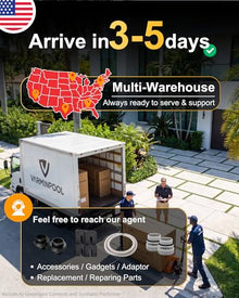 VARMINPOOL APP Control 35,100BTU Electric Pool Heater for 9,000 Gallons Above and In Ground Swimming Pools, Pool Heat Pump with Heating & Cooling, 240V, Home and Villa Use, Titanium Heat Exchanger
