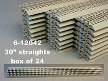 Lionell FasTrack 30" Straight Section Track 24 Pieces O Gauge