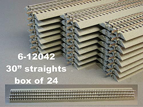 Lionell FasTrack 30" Straight Section Track 24 Pieces O Gauge