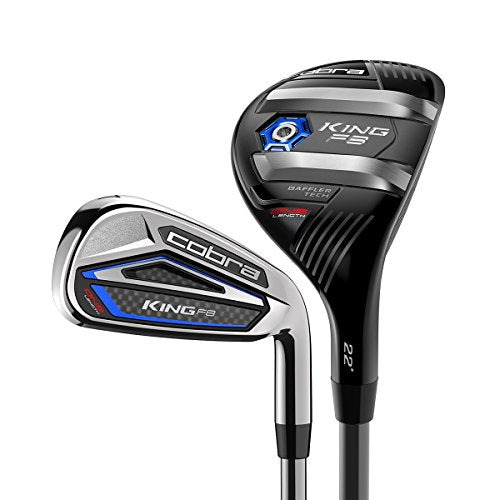 Cobra Men's King F8 One Length Combo Iron Set Red/Blue