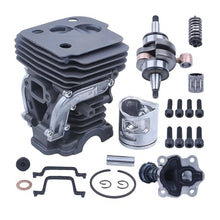 42mm Chainsaw Cylinder Piston Crankshaft Bearing Gasket Kit Fit For 450 450E 445E 445 Decompression Port Replacement Part
