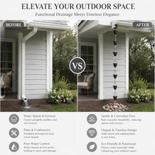 RNLFSP Customised Aluminum Rain Chain with Acorn Design, All Weather