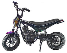 Burromax TT350R Electric Dirt Bike for Kids, 350w 24v Lithium Ion, Rainbow Lightning