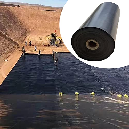 KUBAOS Pond Liner Tear Resistant 0.35mm Thick Heavy Duty HDPE Plastic Pond
