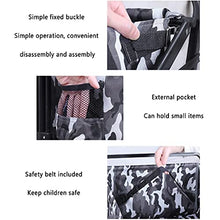 Outdoor Folding Utility Wagon Heavy Duty Garden Cart, Folding Wagon Utility Truck, Adjustable Handle, Portable Camping Trolley, Load-Bearing 80kg / 176lbs (Black)