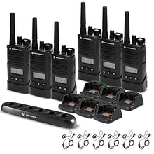 Motorola Solutions RMU2080D 2-Way Business Radio Bundle with Charger and Earpieces Black