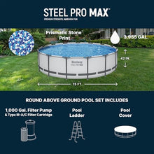 Bestway Steel Pro MAX 15' x 42" Above Ground Swimming Pool Set with Pump