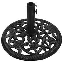 JHNKOJ Umbrella Base Black 48X48X33 Cm Cast Iron
