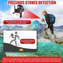 ERICAT High Definition Screen Underground Treasure Scanner, Gold Detector Metal Detector Underground Metal Scanner, Search Range 99m & Detection Depth 16m, Precise Positioning for Gold, Silver