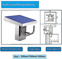 TREEYX Swimming Pool Diving Board,Heavy Duty Stainless Pool Diving Boards Piscine Compétition Diving Platform Load 220lbs (A)
