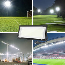 Sunkkes 1000W Flood Lights Outdoor,95000lm Bright LED Work Light with Plug,6500K Daylight White LED Flood Lighting,IP66 Waterproof Security Yard Lights for Court, Parking Lots, Stadium, Field, 2 Pack