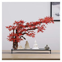 YXIANG56Q Fake Plants Simulation Maple Leaf Bonsai Ornaments Living Room Office Porch Aisle Potted Micro Landscape Ornaments Bonsai Tree(I)