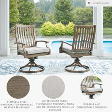 Signature Design by Ashley Rainier Ranch Outdoor Swivel Chairs Set of 2