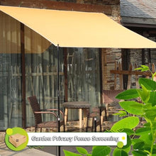 Beige Shade Netting 85% Shade Cloth Sunblock Shade Sail With Grommets 1x2.0m 2x2.0m 2x6.0m 2x5.0m 2x8.0m 3X5.0m 4X5.0m for Garden, Pergola, Patio Plants, Outdoor Shade Cover(4x20m(13x65.6ft))