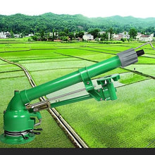 Farm Irrigation Sprinkler, 2" Impulse Impact Sprinkler, 360° Large-Area Watering Spray, with Replacement Nozzle Set, for Agriculture Lawn