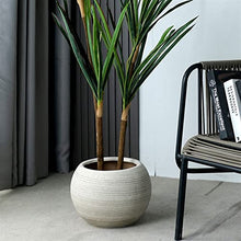 Planting Pot Ceramic Flower Pot Plant Container Oversized Spherical Floor Planter Mall Decoration Courtyard Large Green Flower Pot Indoor Plant Pot (Color : L)