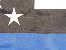 20FT X 30FT Embroidered USA Police Thin Blue Line 600D Nylon Flag Heavy Duty