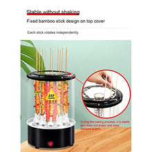 Electric BBQ Kebab Grill Machine Automatic Rotating Barbecue Smokeless Oven Rotisserie Roast Domestic Lamb Skewers Heating Stove(Onecolor)