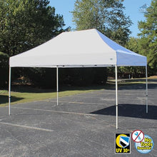 King Canopy Tuff Tent 10-Feet by 15-Feet Instant Pop up Canopy, 1-Inch White Aluminum Frame, Guy Ropes and Stakes, White Cover