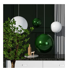 YDJIANCAI 1 Pcs Stainless Steel Gazing Globe Ball, Hollow Mirror Globe Floating Reflective Ball Polished Shiny Sphere for Home Garden Pond Outdoor Swimming Pool Decoration Green(Size:18.89 in/48 cm)