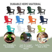 WestinTrends Dylan Outdoor Adirondack Chair with Ottoman and Side Table 5-Piece Set Dark Brown