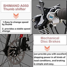 EUROBIKE XC550 Road Bike 21 Speed Women's Bicycle Disc Brake 700C Commuter Bike 54cm-32 Spoke