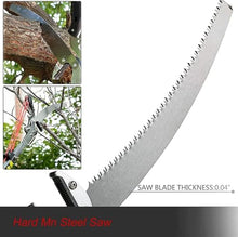12FT-24FT Extendable Tree Pruner,Branches Trimmer Set Garden Tools,with Sharp Saw Blades and Scissor,Tree Pole Pruner Cutting for Palms and Shrubs(3.6M (12FT))