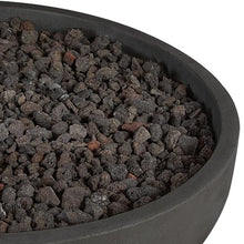 BBQGUYS Grand Lake 38 Inch Round Concrete Propane Fire Bowl in Gray Signature