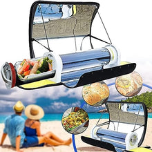 Portable Solar Oven BBQ Cooker, Solar Oven Sun Cooker, Foldable Camping Stove,with 4.5L Large Capacity, for Outdoor Camping