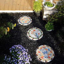 ZLyXZQG Outdoor Stepping Stones,1Pcs Stepping Stones for Garden,Paver Stones,Garden Stepping Stones Outdoor,Round Stepping Stones Decorative Garden Stones， Garden Decor Stepping Stone(1 Pack)