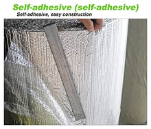 MUYUNXI Double Bubble Foil 4-5mm Reflective Foil Insulation, Vapor Barrier Insulation Waterproof Engineered Foil for Attic Attic Wall Floor Greenhouse(Size:1x30m(3.2x98.4ft))
