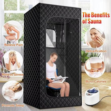 YXKJZHF Sauna, Home Sauna Tent,Personal Sauna Steam Sauna Tent at Home Spa with Steam Generator, 90 Minute Timer, Foldable Chair