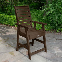 highwood 5-Piece Weatherly Square Counter Height Dining Set, 42 by 42-Inch, Weathered Acorn